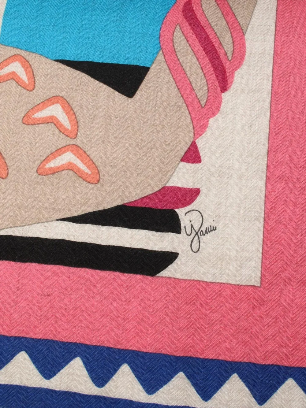 Pre-owned Hermes 2020s Carrés Jean 140 Fantaisie D'etriers Scarf In Pink