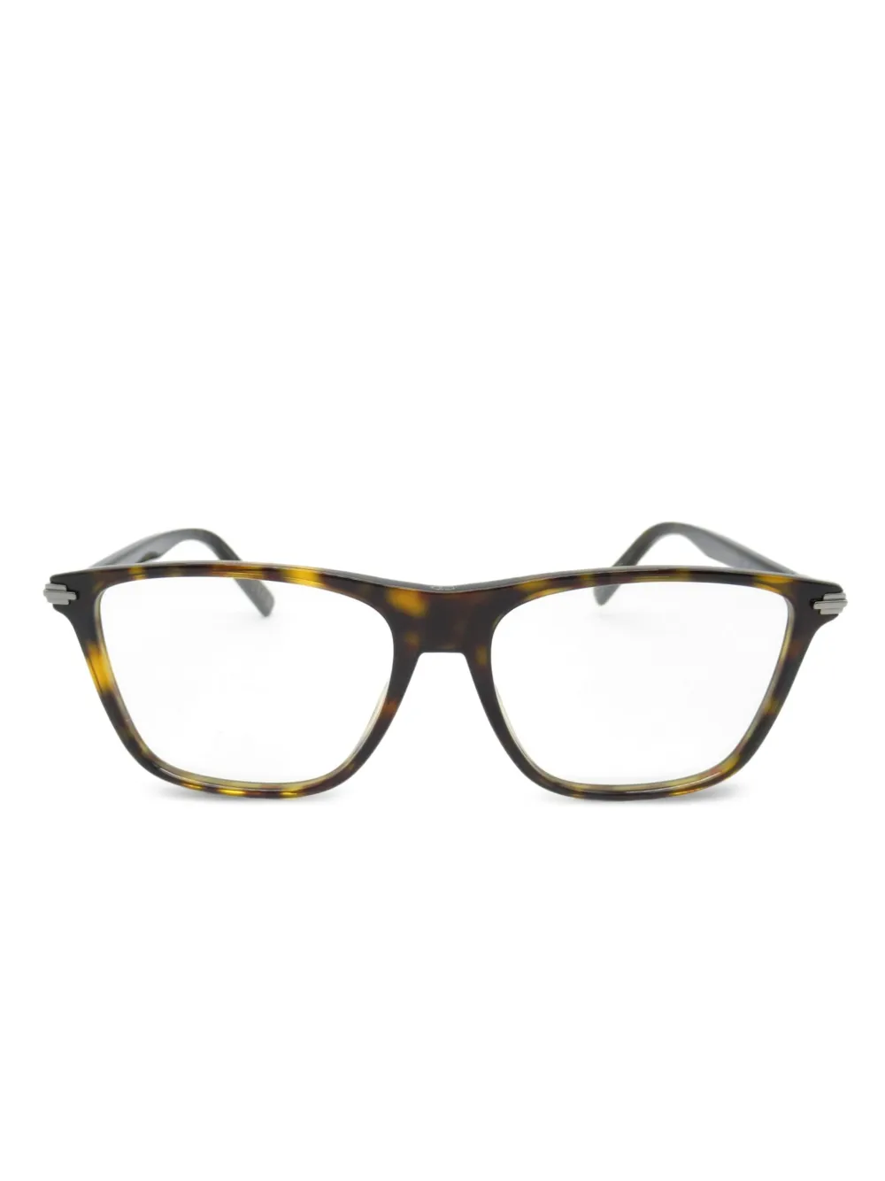 Christian Dior Pre-Owned 2020s ロゴ眼鏡フレーム - ブラウン Christian Dior Pre-Owned 2020s ロゴ眼鏡フレーム - ブラウン