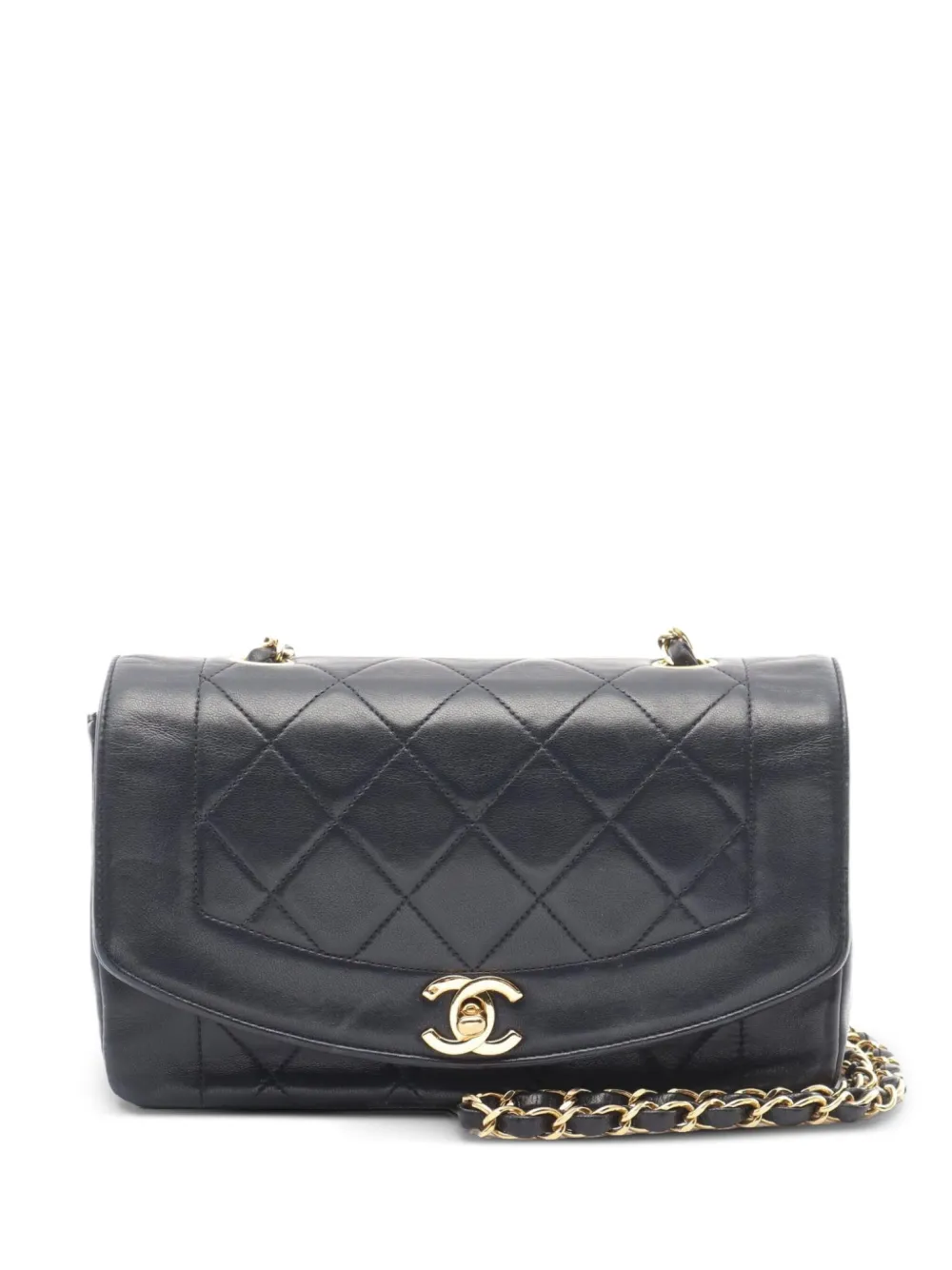 CHANEL Pre-Owned 1991-1994 Diana Flab shoulder bag | Black | Image 1