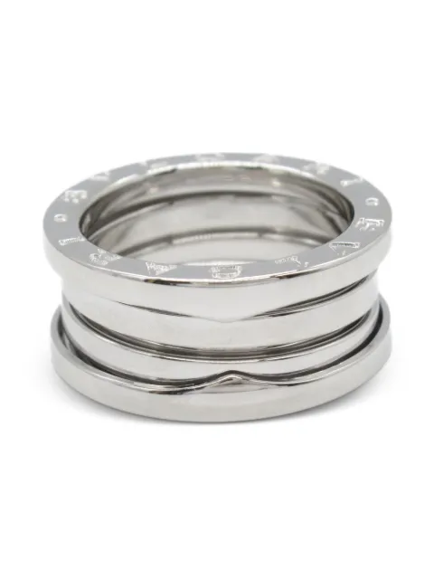 Bvlgari Pre-Owned 2010s 18K white gold B-Zero1 ring