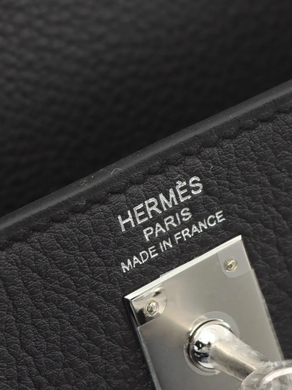 Pre-owned Hermes 2024 Kelly 25 Sellier Two-way Handbag In Black