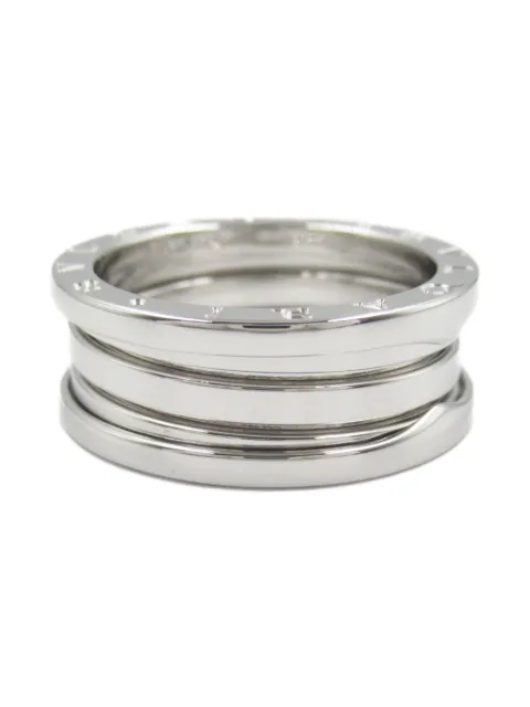 Bvlgari Pre-Owned anillo B-zero1 en oro blanco de 18kt 2010