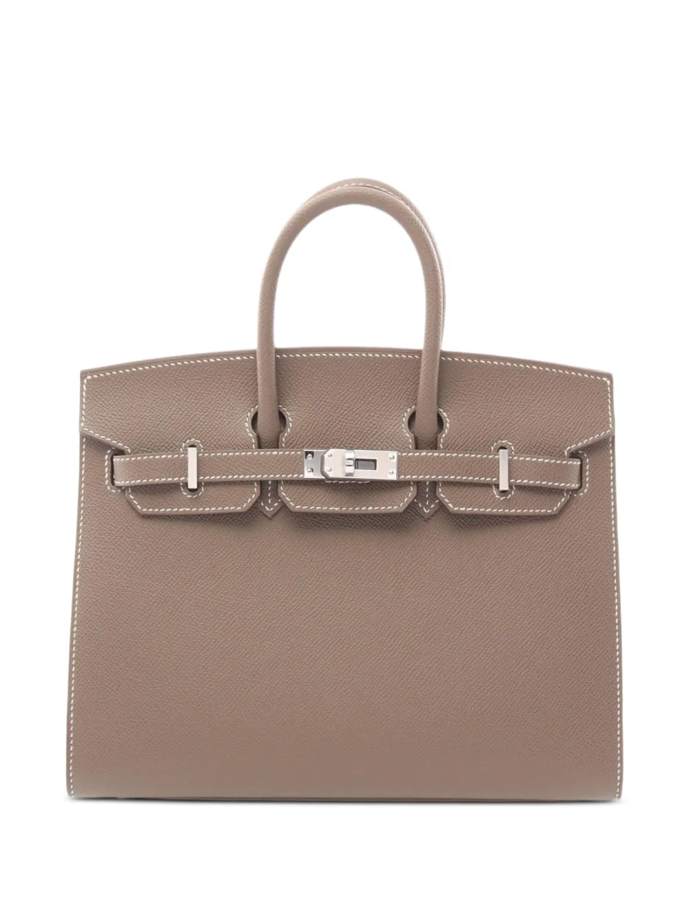 Hermès Pre-Owned 2024 バーキン 25 バッグ - グレー Hermès Pre-Owned 2024 バーキン 25 バッグ - グレー