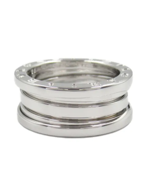 Bvlgari Pre-Owned 2010s 18K white gold B.Zero1 ring