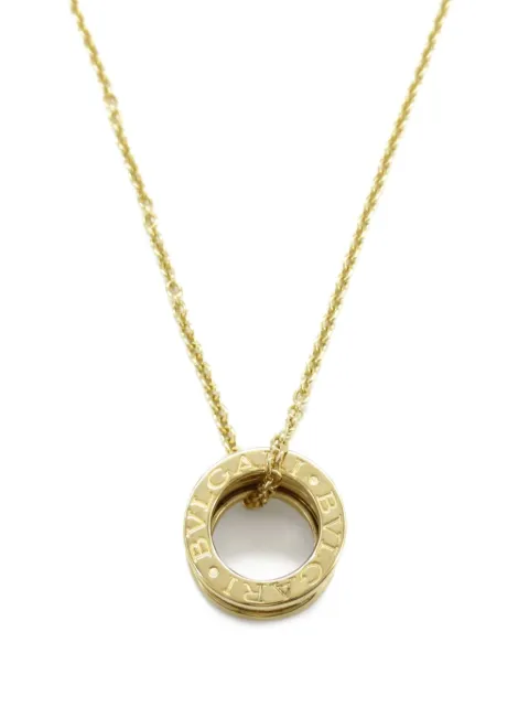 Bvlgari Pre-Owned 2010s 18K yellow gold B-Zero1 necklace