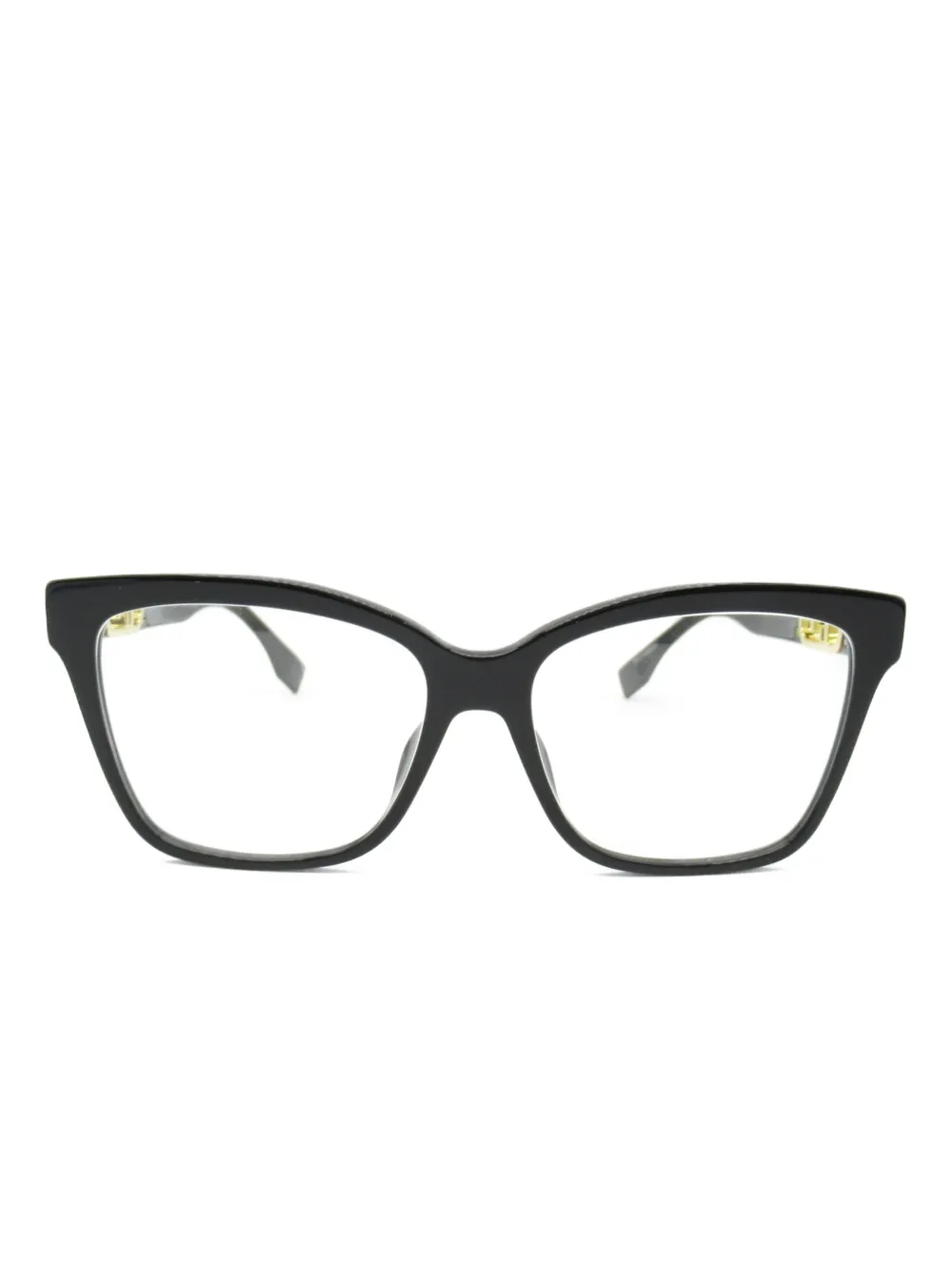 Fendi Pre-Owned lunettes de vue à plaque FF (années 2020) | noir | Image 1