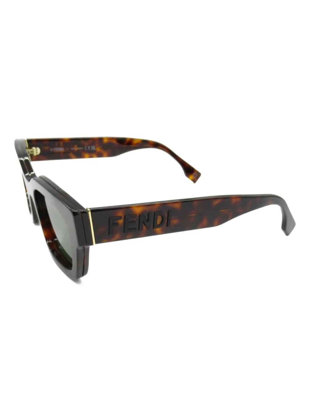 Fendi Pre-Owned 2020s logo-embossed square sunglasses | Pre-Owned | Image 2