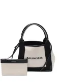 Balenciaga Pre-Owned 2010s Navy XS canvas tote bag - Neutrals