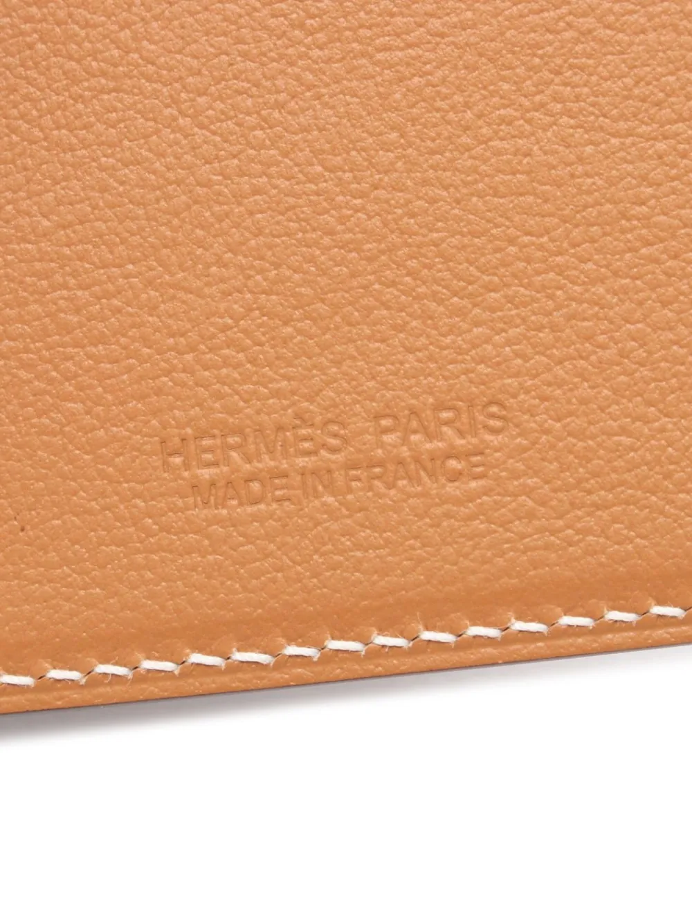 Pre-owned Hermes 2023 Horse Magsafe Card Holder In Brown