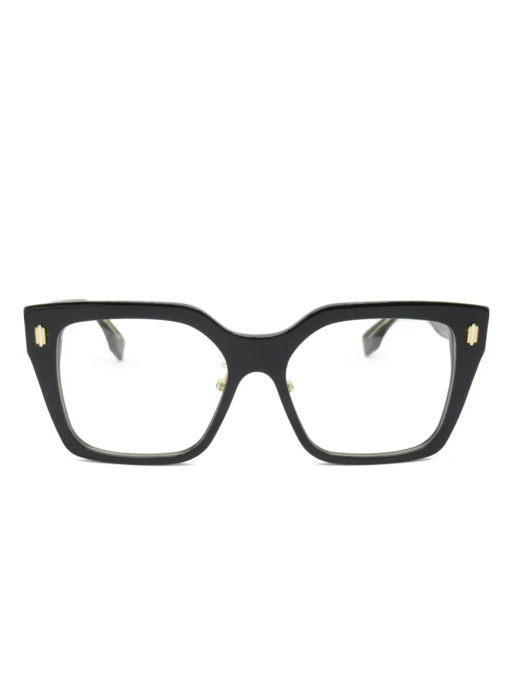 Fendi Pre-Owned 2020s Fake square-frame glasses | Black | Image 1