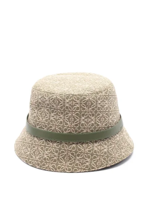 Loewe Pre-Owned gorro de pescador con Anagrama en jacquard 2010
