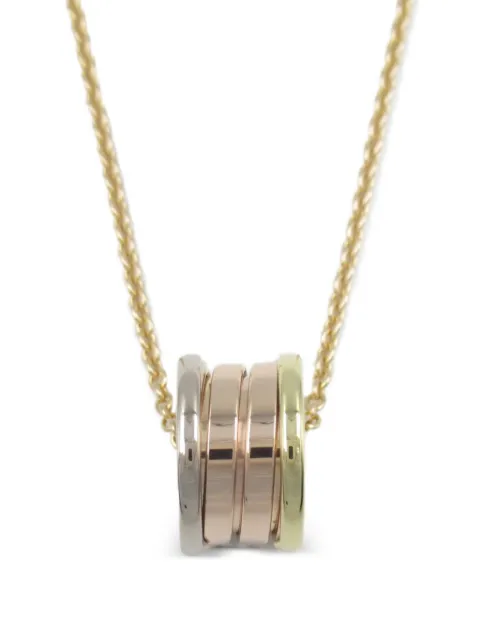 Bvlgari Pre-Owned 10's 18kt yellow gold B-zero Perfect Mistake necklace