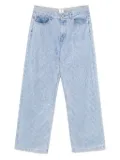 Casablanca crystal-embellished jeans - Blue