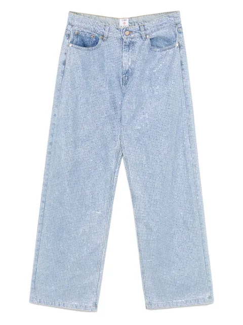 Casablanca crystal-embellished jeans