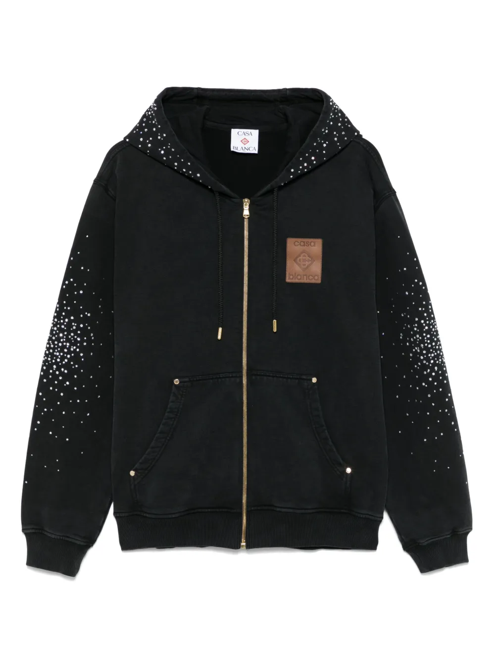Casablanca Hoodie van biologisch katoen 01 FADED BLACK