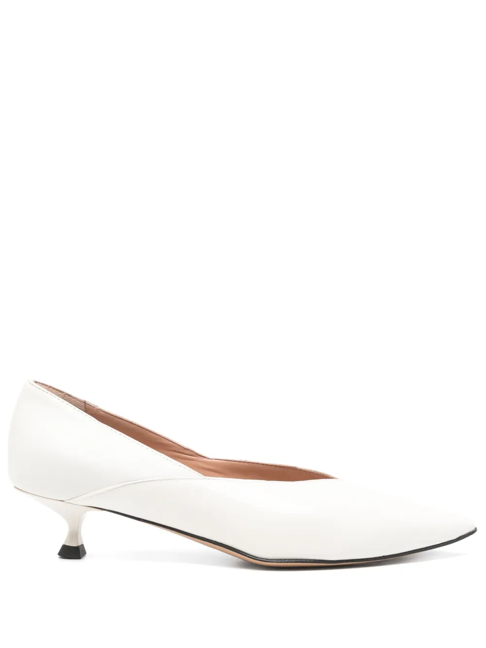 Marc Ellis 45mm leather pumps - ホワイト Marc Ellis 45mm leather pumps - ホワイト
