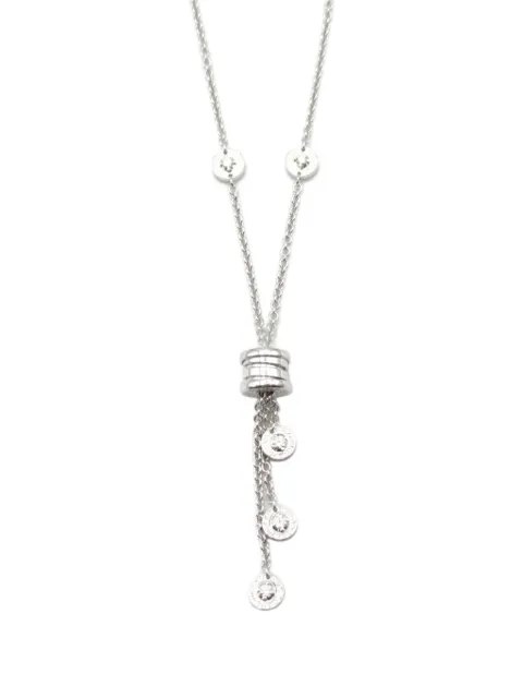 Bvlgari Pre-Owned collar B.zero 1 Element en oro blanco de 18kt con diamante