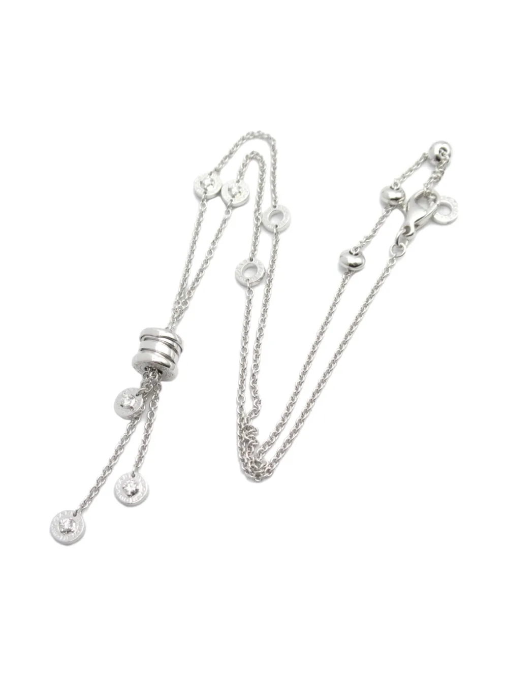 Bvlgari Pre-Owned collar B.zero 1 Element en oro blanco de 18kt con diamante | Image 2