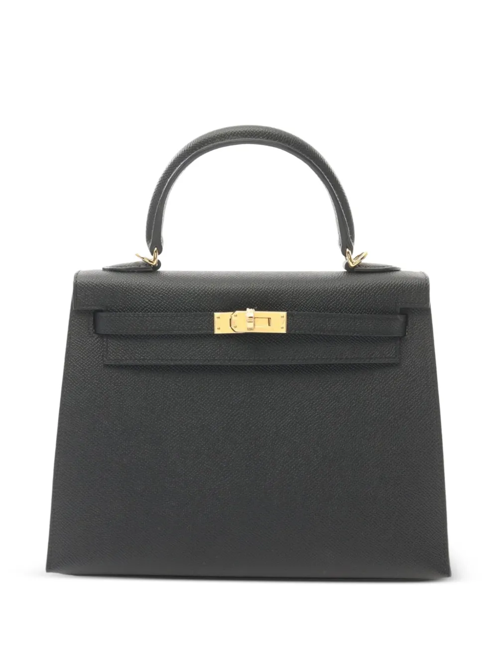 Hermès Pre-Owned 2024 ケリー 25 2way ハンドバッグ - ブラック Hermès Pre-Owned 2024 ケリー 25 2way ハンドバッグ - ブラック