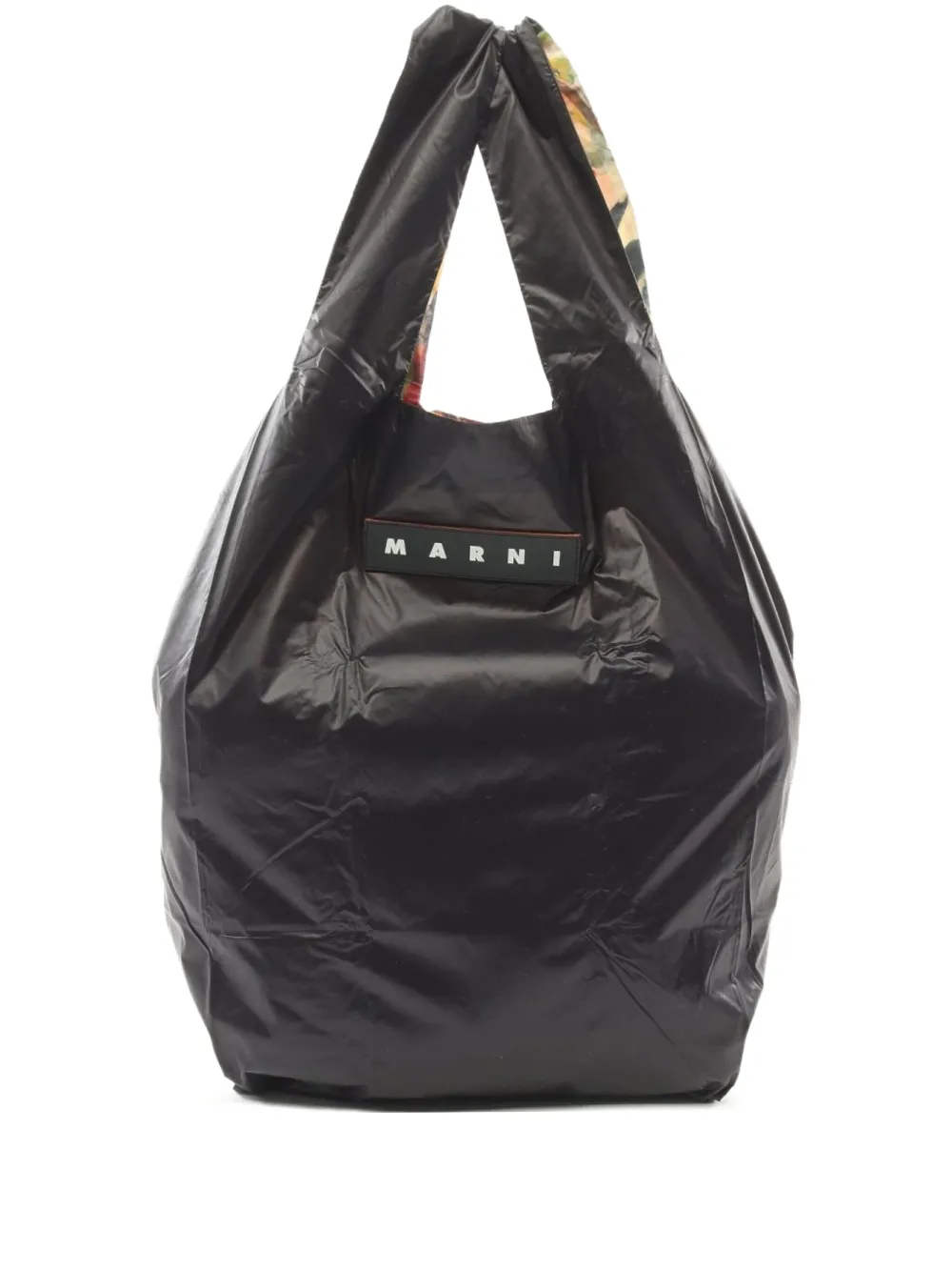 Marni Pre-Owned 2010s フローラル ハンドバッグ - ブラック Marni Pre-Owned 2010s フローラル ハンドバッグ - ブラック