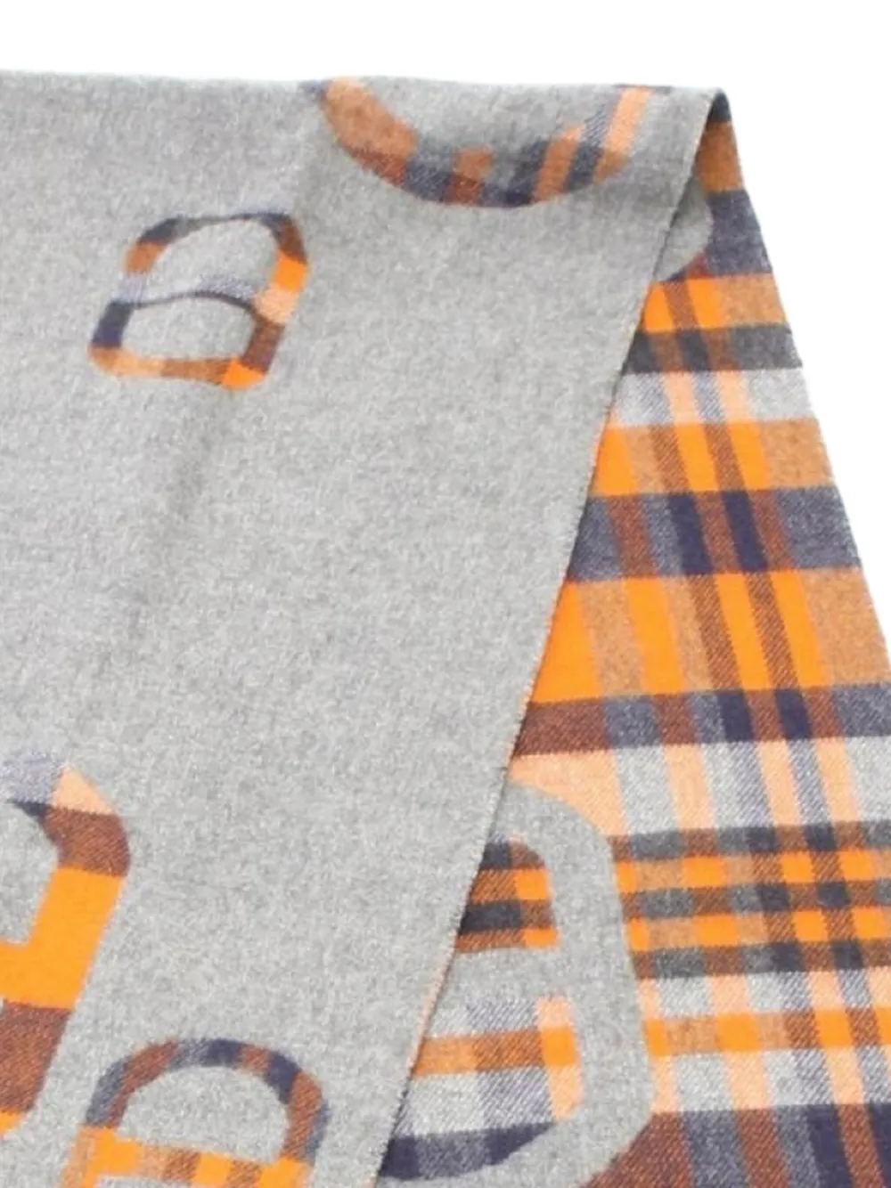 Hermès Pre-Owned mascada Tartan Maillon 2020 | Image 2