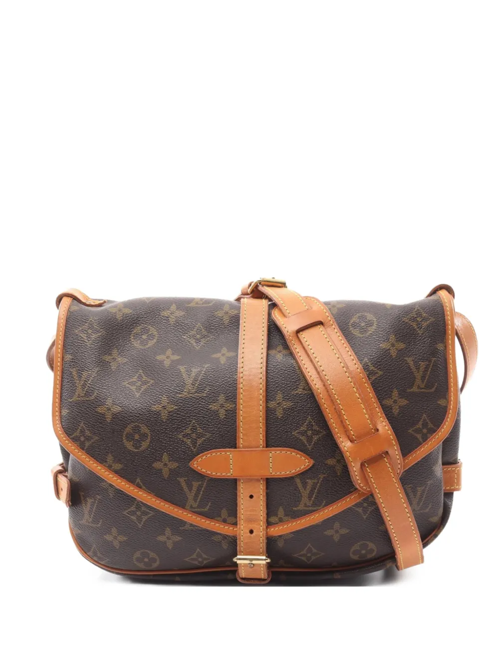 Louis Vuitton Pre-Owned 1993 ソミュール 30 ハンドバッグ - ブラウン Louis Vuitton Pre-Owned 1993 ソミュール 30 ハンドバッグ - ブラウン