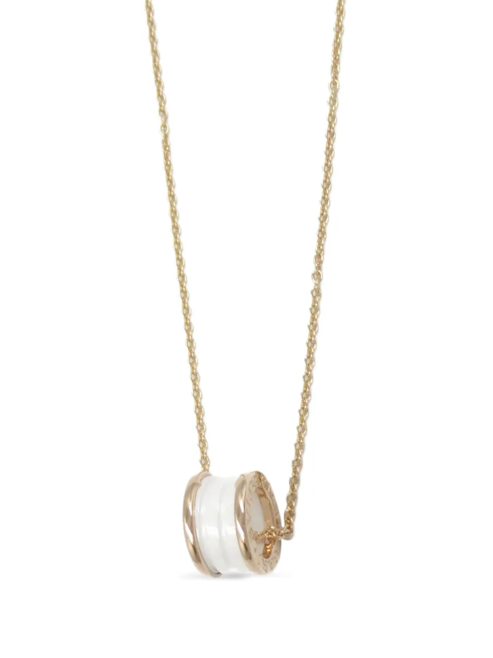 Bvlgari Pre-Owned 2010s ビー ゼロワン ネックレス 18Kローズゴールド - ピンク Bvlgari Pre-Owned 2010s ビー ゼロワン ネックレス 18Kローズゴールド - ピンク