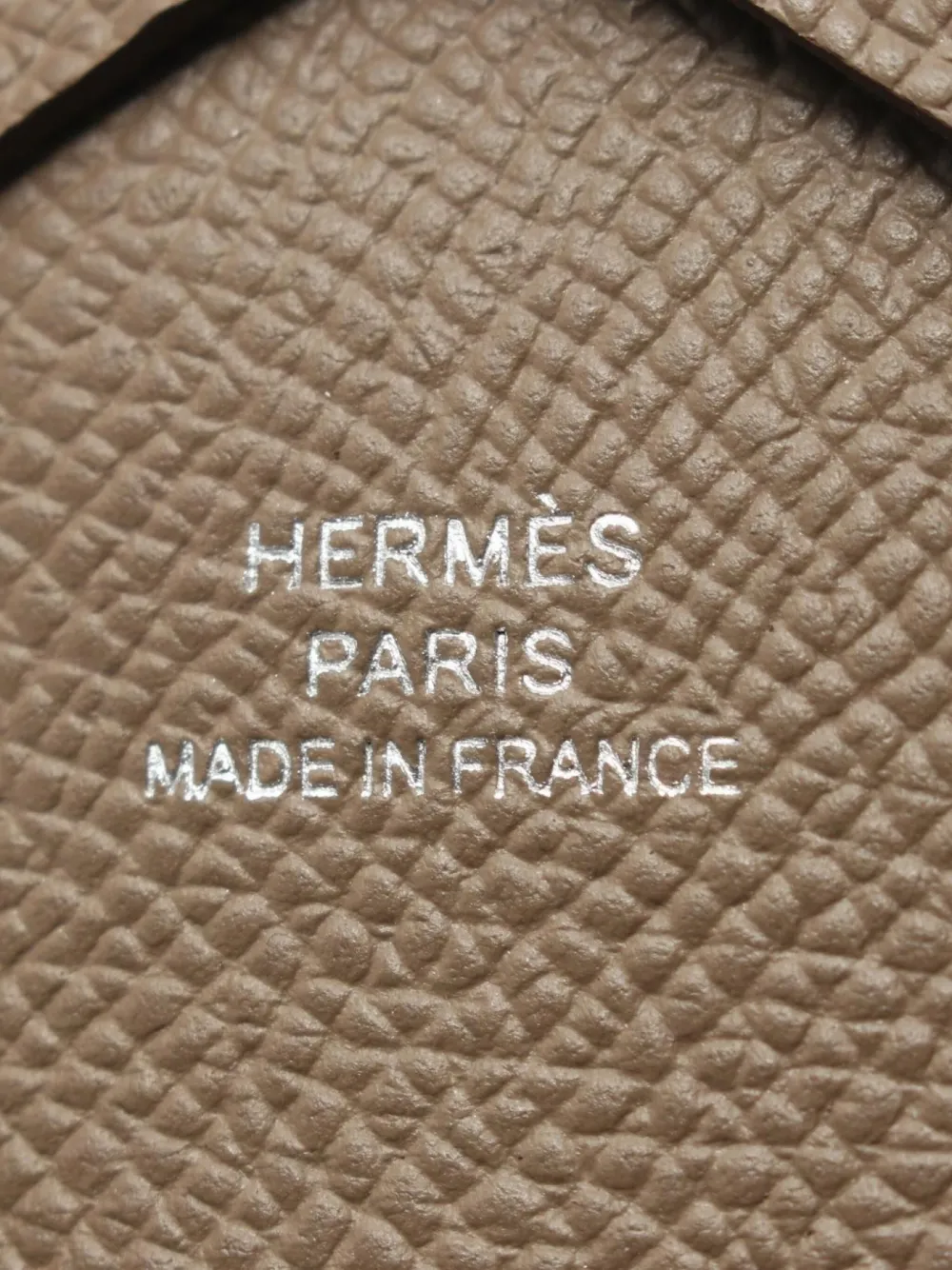 Pre-owned Hermes 2024 Calviduo Coin Purse In Brown