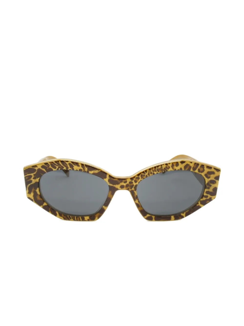 Céline Pre-Owned 2020s レオパード サングラス - ニュートラル Céline Pre-Owned 2020s レオパード サングラス - ニュートラル
