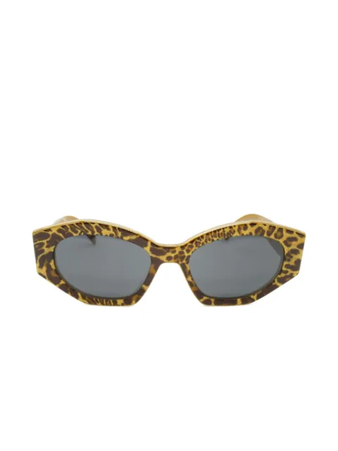 Céline Pre-Owned lentes de sol con estampado de leopardo 2020