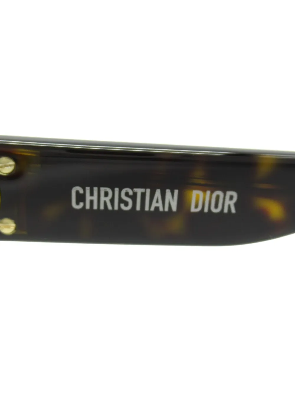 Pre-owned Dior 2020s Tortoiseshell-effect Glasses In Brown