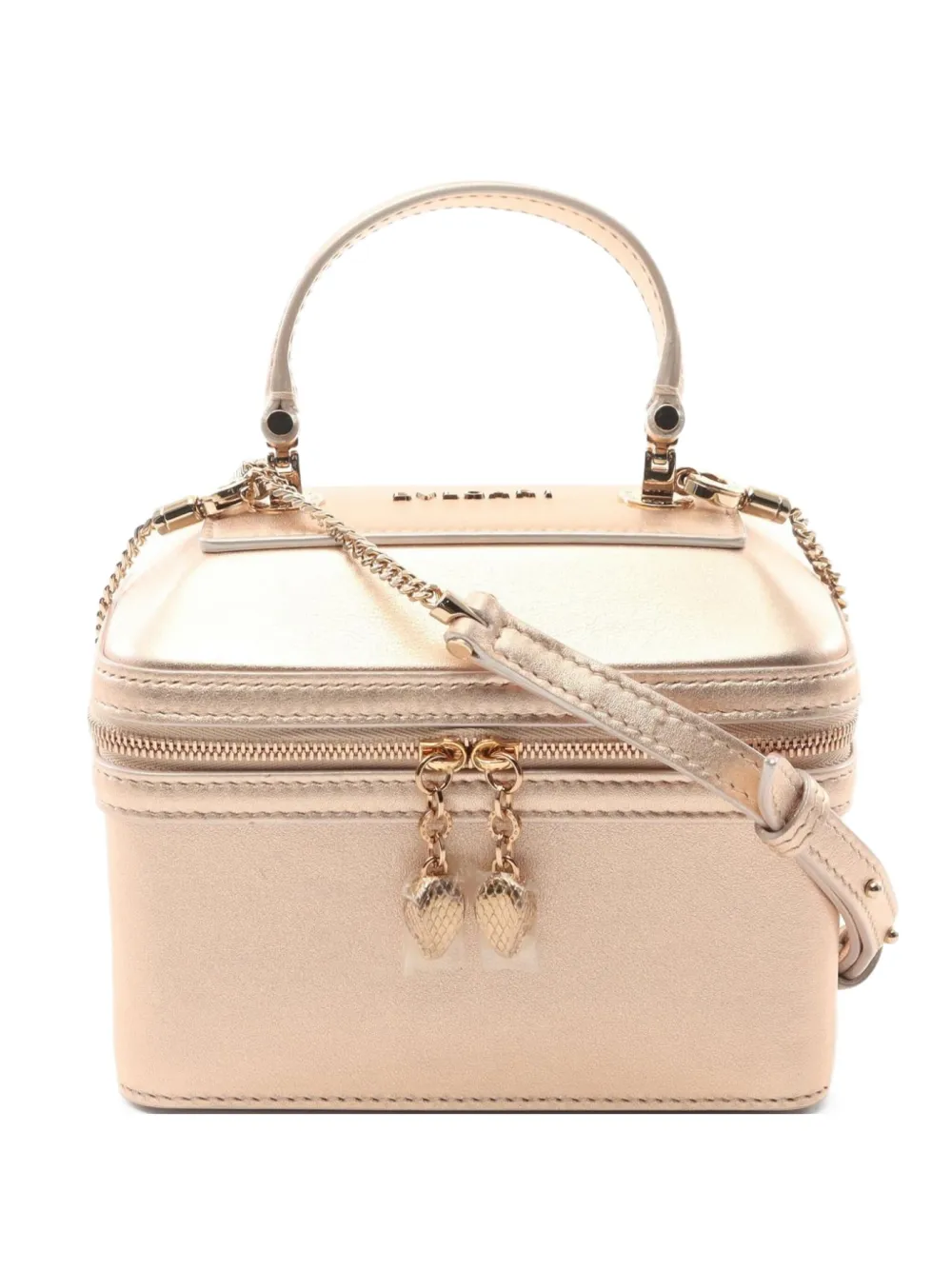 Bvlgari Pre-Owned 2010s バニティ ハンドバッグ - ピンク Bvlgari Pre-Owned 2010s バニティ ハンドバッグ - ピンク