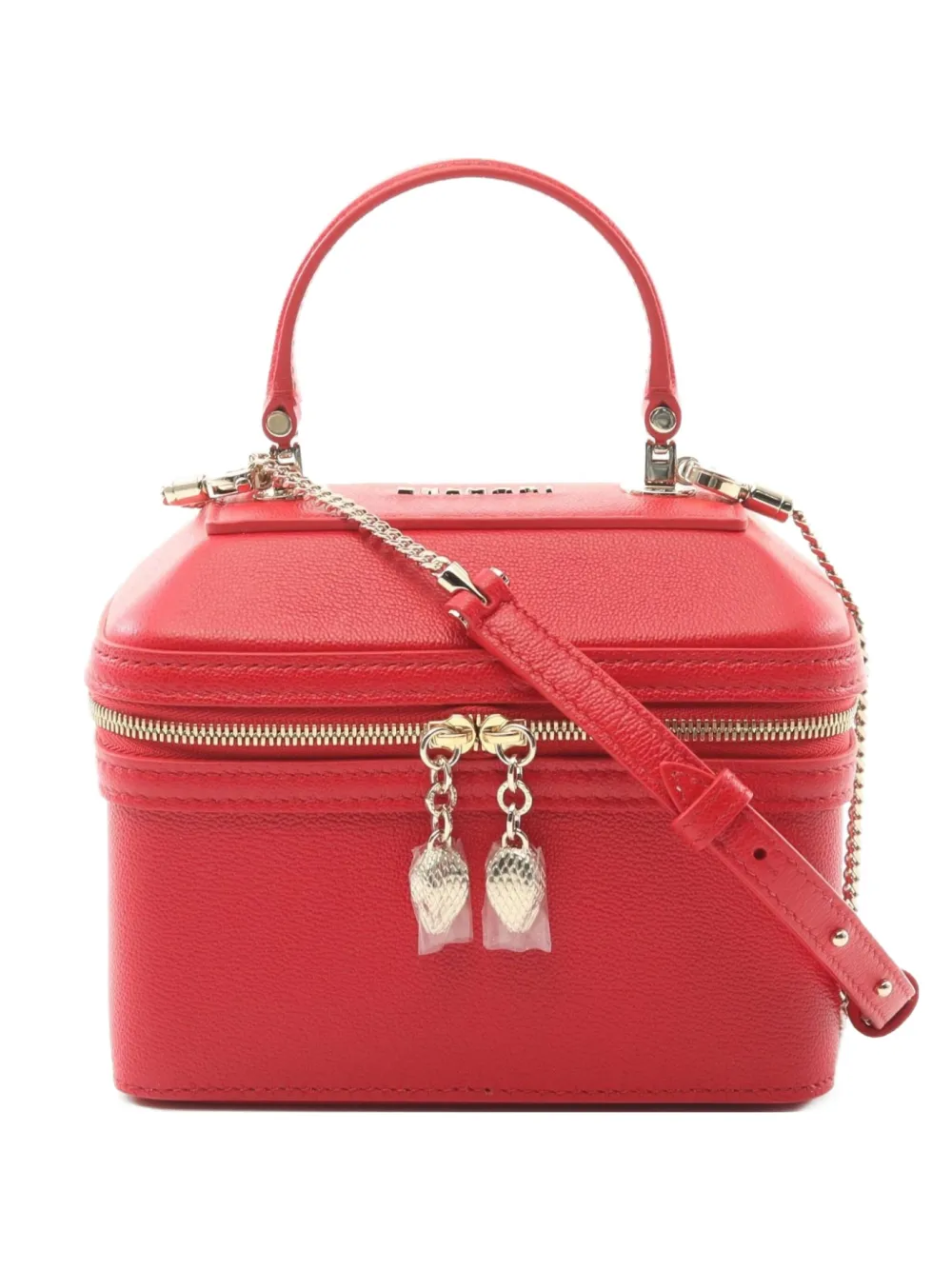 Bvlgari Pre-Owned شنطة مستحضرات تجميل 'سيربانتي' من عقد 2010 | أحمر | Image 1