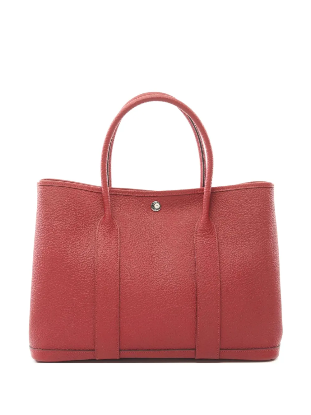 Hermès Pre-Owned 2019 ガーデンパーティー PM ハンドバッグ - レッド Hermès Pre-Owned 2019 ガーデンパーティー PM ハンドバッグ - レッド