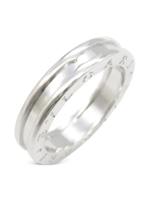Bvlgari Pre-Owned 2010s 18K white gold B-Zero1 ring