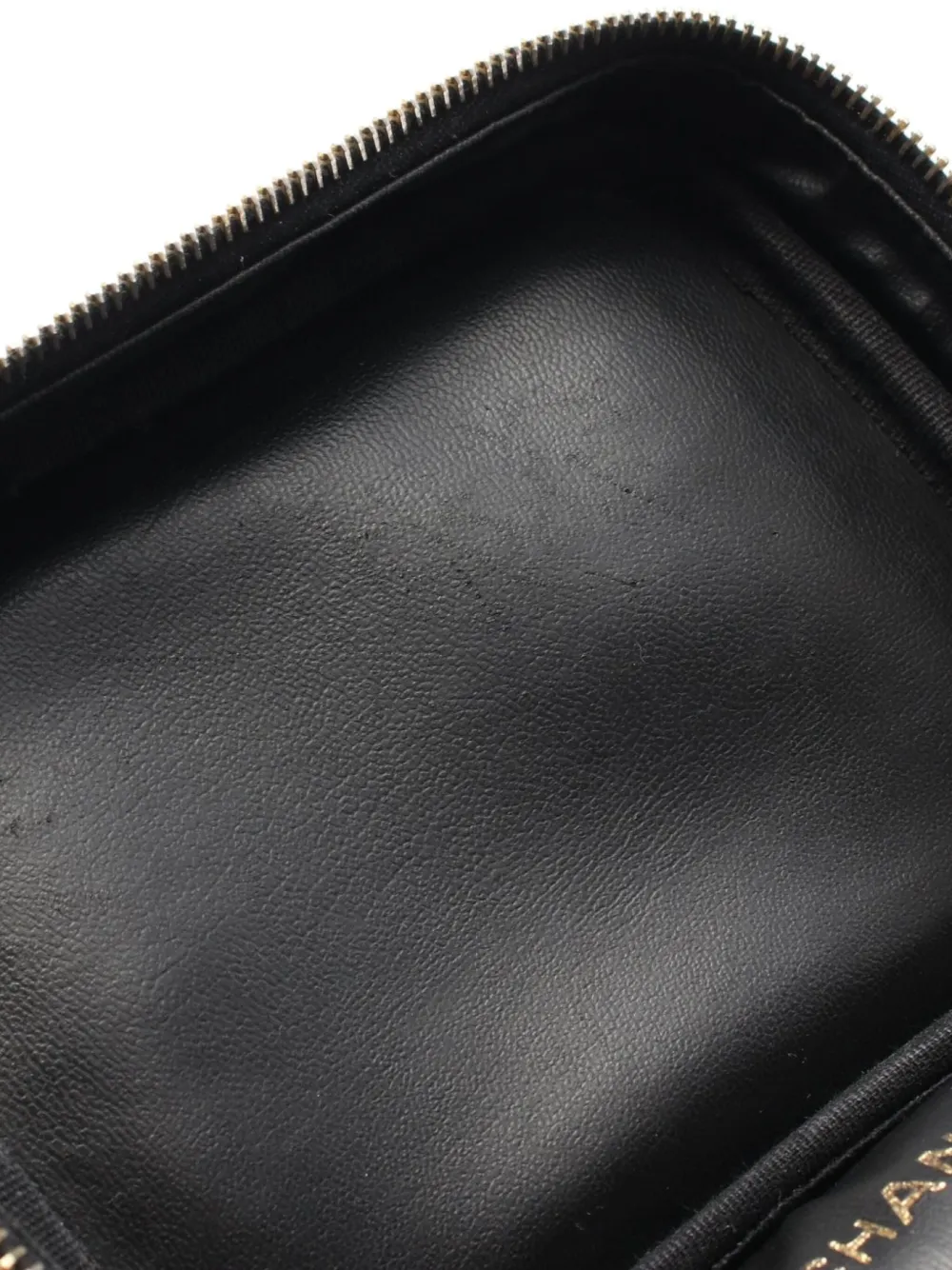 Pre-owned Chanel 2002-2003 Coco Mark Handbag In Black