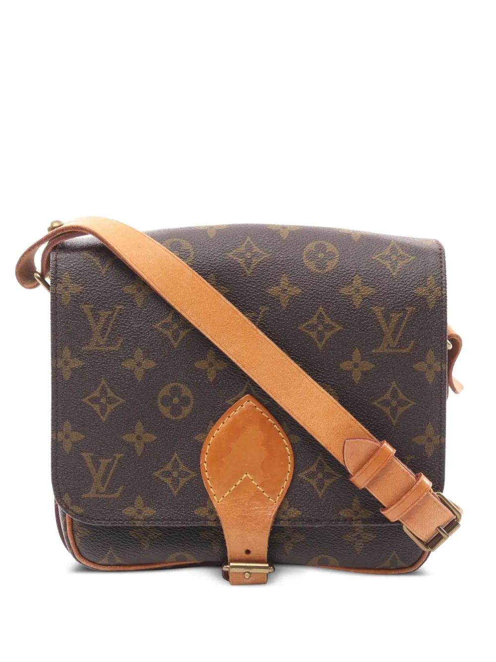 Louis Vuitton Pre-Owned 1987 カルトシエール MM ショルダーバッグ - ブラウン Louis Vuitton Pre-Owned 1987 カルトシエール MM ショルダーバッグ - ブラウン