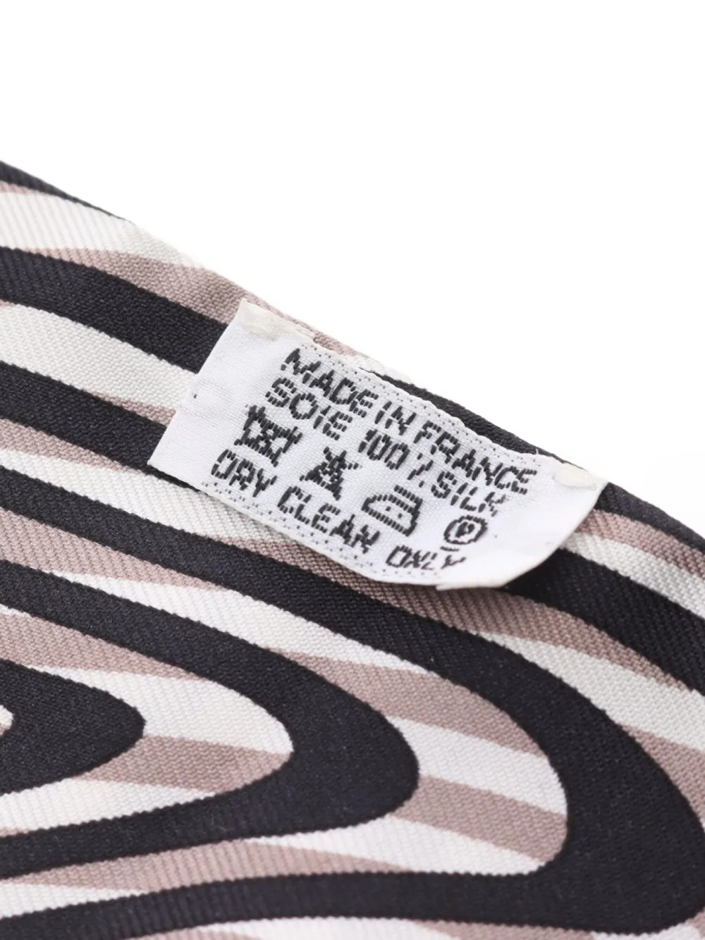 Pre-owned Hermes 2010s Twilly Scarf In Black