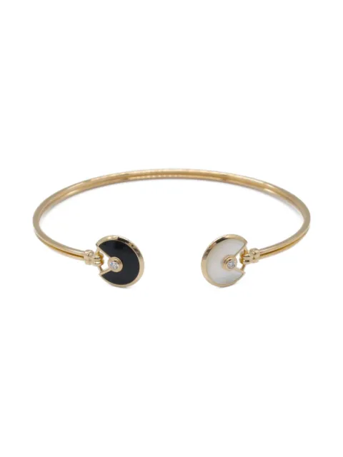 Cartier 18K玫瑰金 Amulet 缟玛瑙钻石手链（2010年代典藏款）