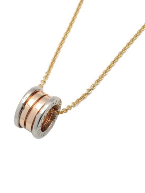 Bvlgari Pre-Owned 2010s 18K gold B-zero1 necklace