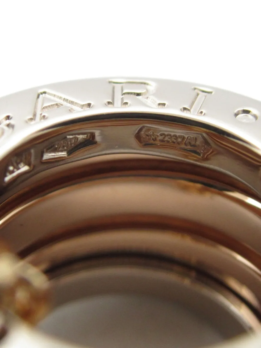 Pre-owned Bvlgari 2010s 18k Gold B-zero1 Necklace In 金色