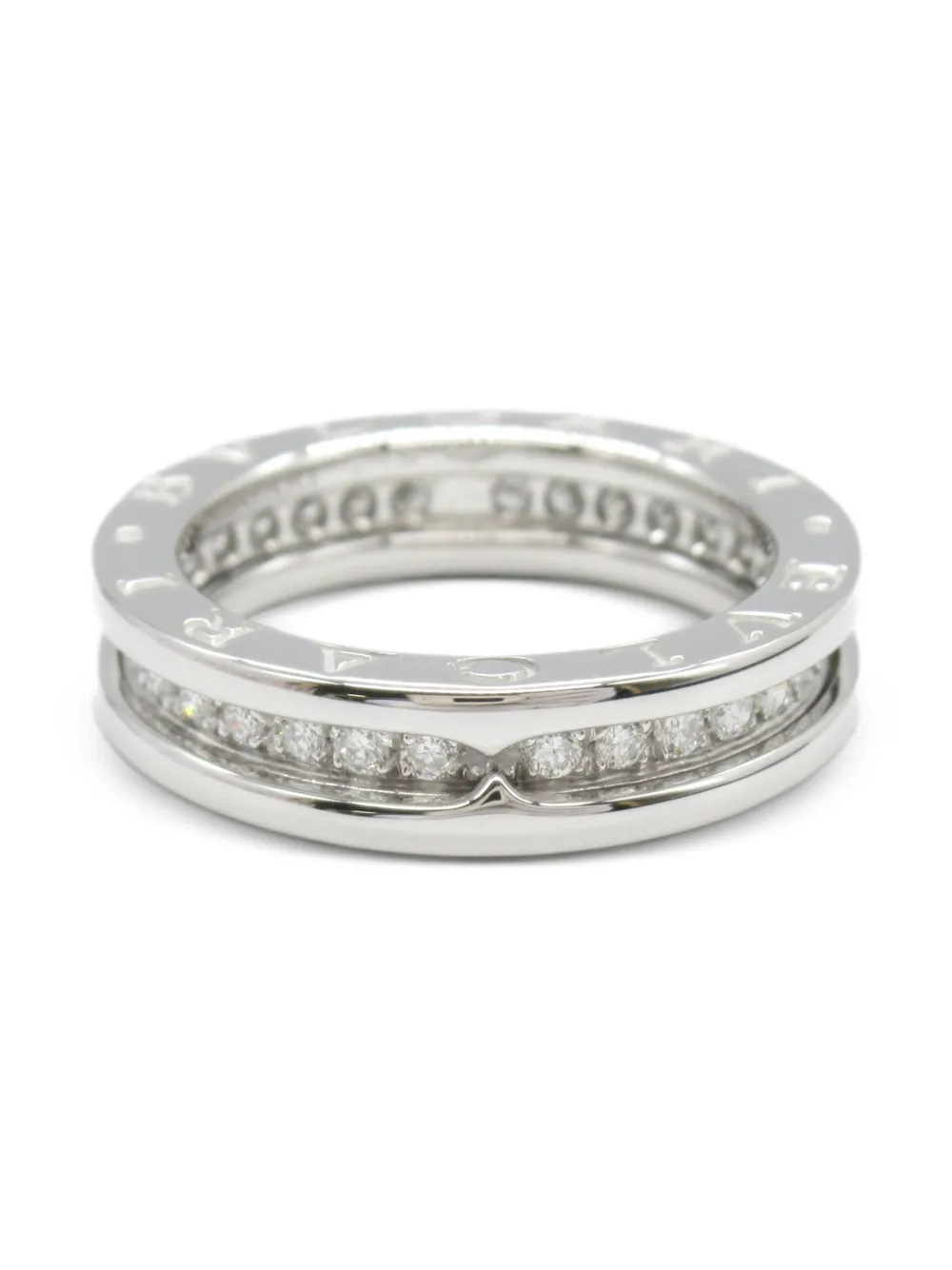 Bvlgari Pre-Owned anillo B-zero1 en oro blanco de 18kt 2010 | plateado | Image 1