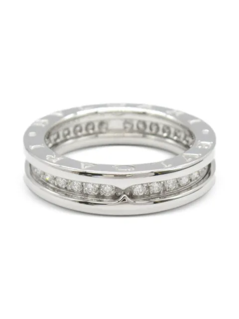 Bvlgari Pre-Owned 10's 18kt white gold B-zero1 ring