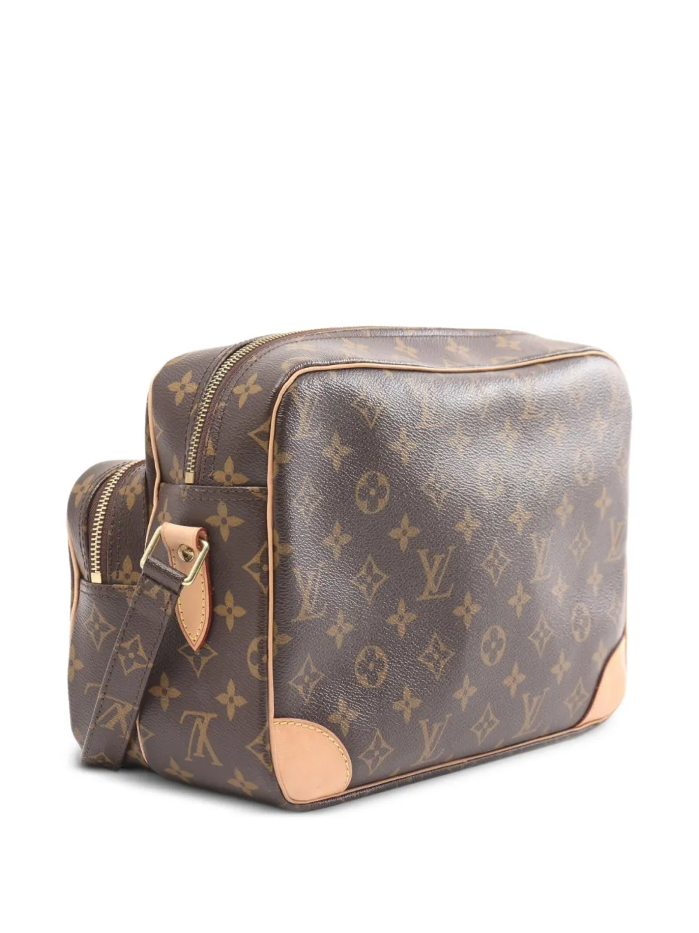 Pre-owned Louis Vuitton 2009 Nile Shoulder Bag In Brown