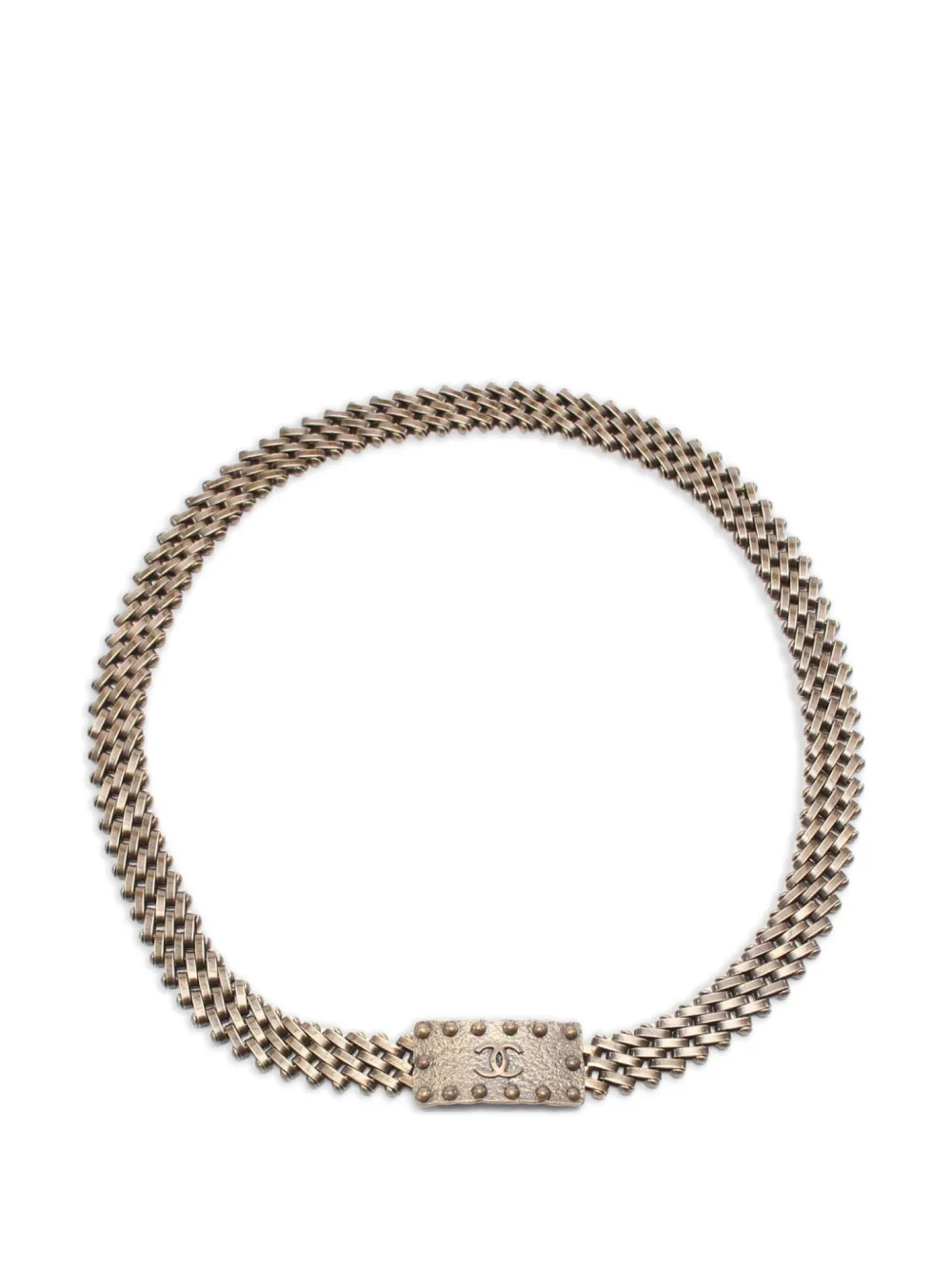 CHANEL Pre-Owned cinturón Coco Mark 1986-1988 | dorado | Image 1