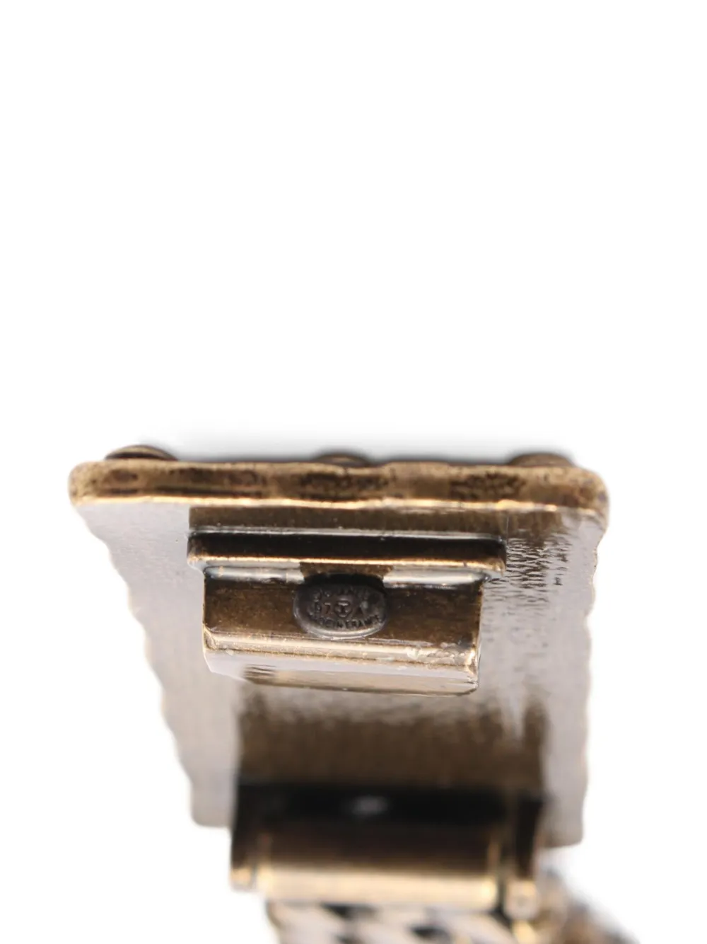Pre-owned Chanel 1986-1988 Coco Mark Belt Belt In Gold