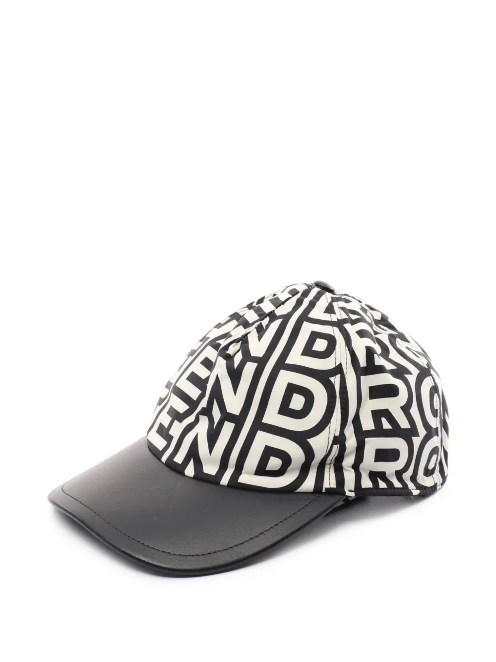 Fendi Pre-Owned gorra con logo estampado 2010 en colaboración con Marc Jacobs | negro | Image 1