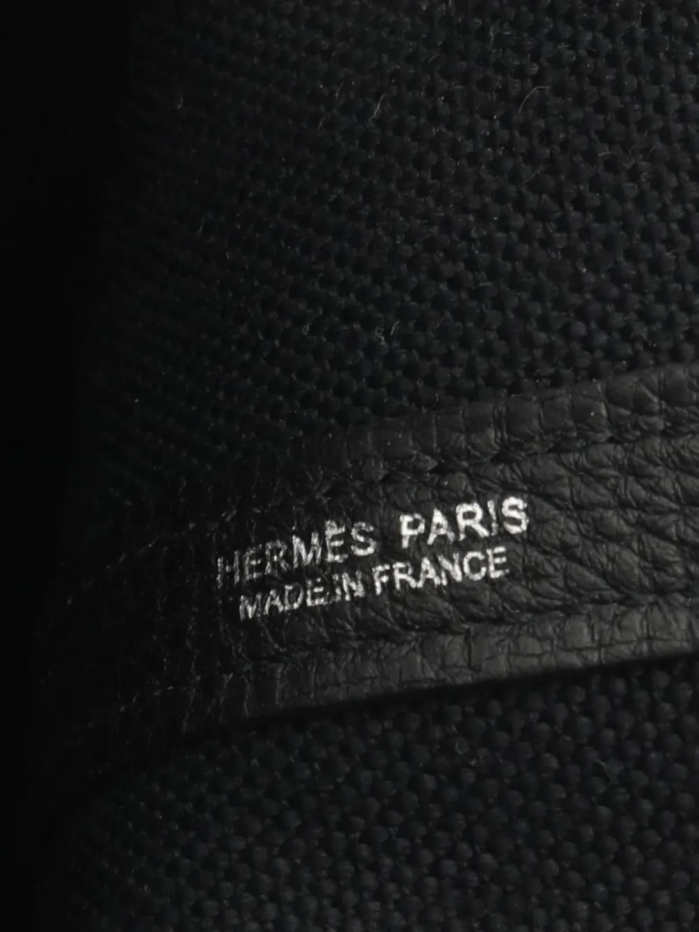 Pre-owned Hermes 2022 Garden Party Pm Two-way Handbag In Black
