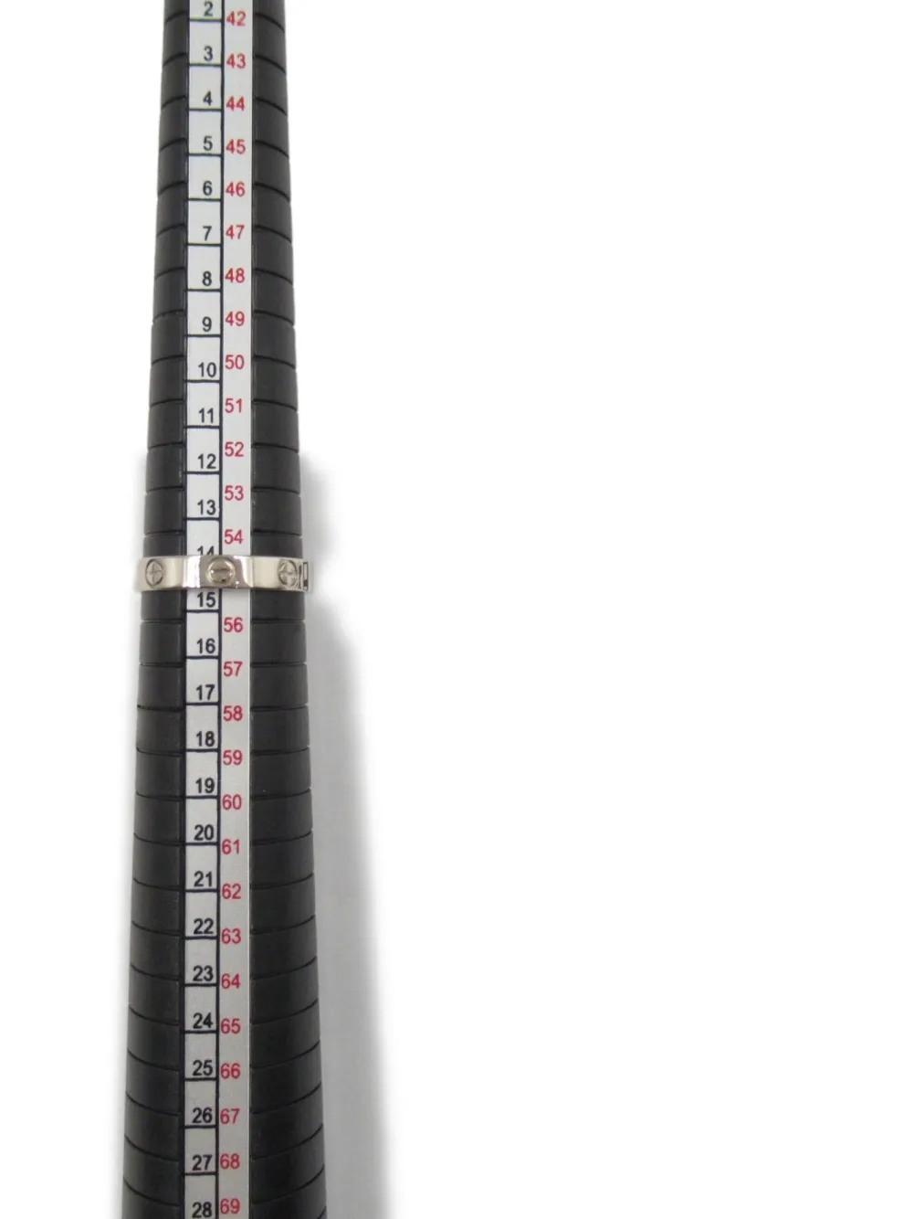 Pre-owned Cartier 2010s 18k White Gold Mini Love Ring In 银色