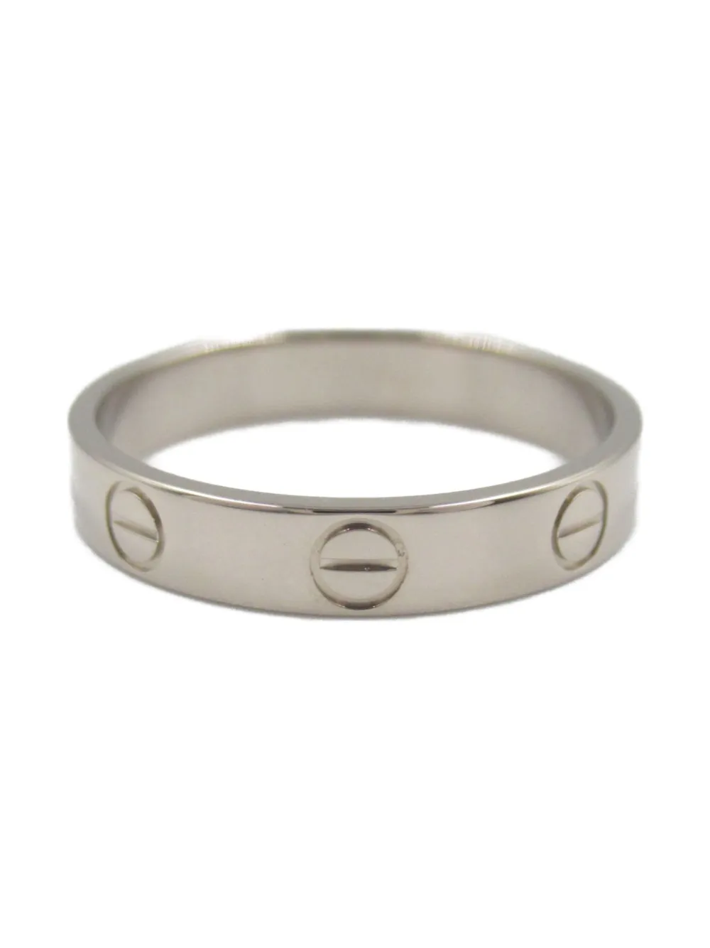 Cartier 2010s 18K white gold Mini Love ring | Image 2